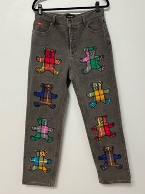 Teddy Fresh Patchwork Teddy Bear Jeans
